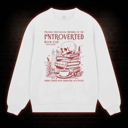 Introverted Book Club Sweatshirt