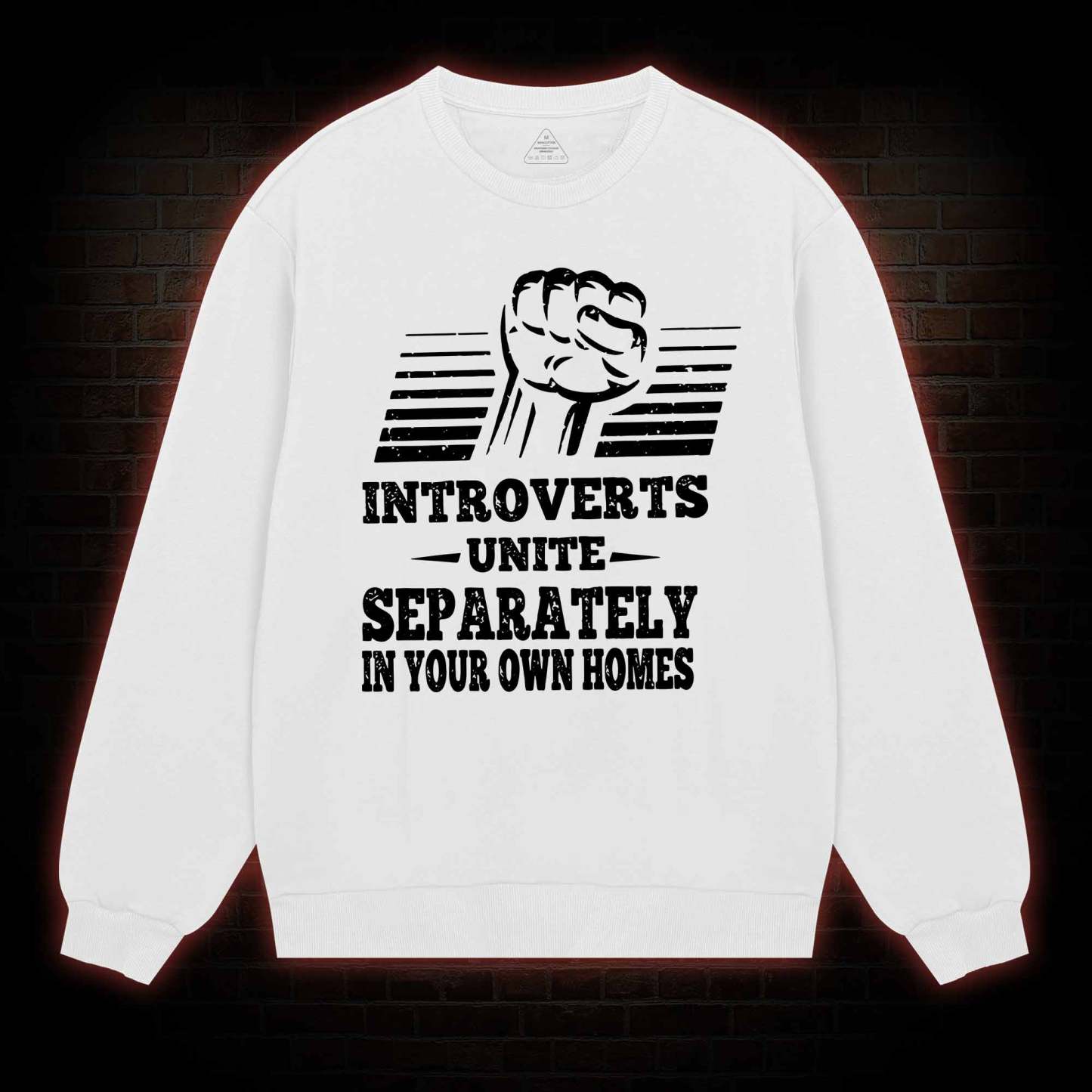 Introverts Unite Separately In Your Own Homes Sweatshirt