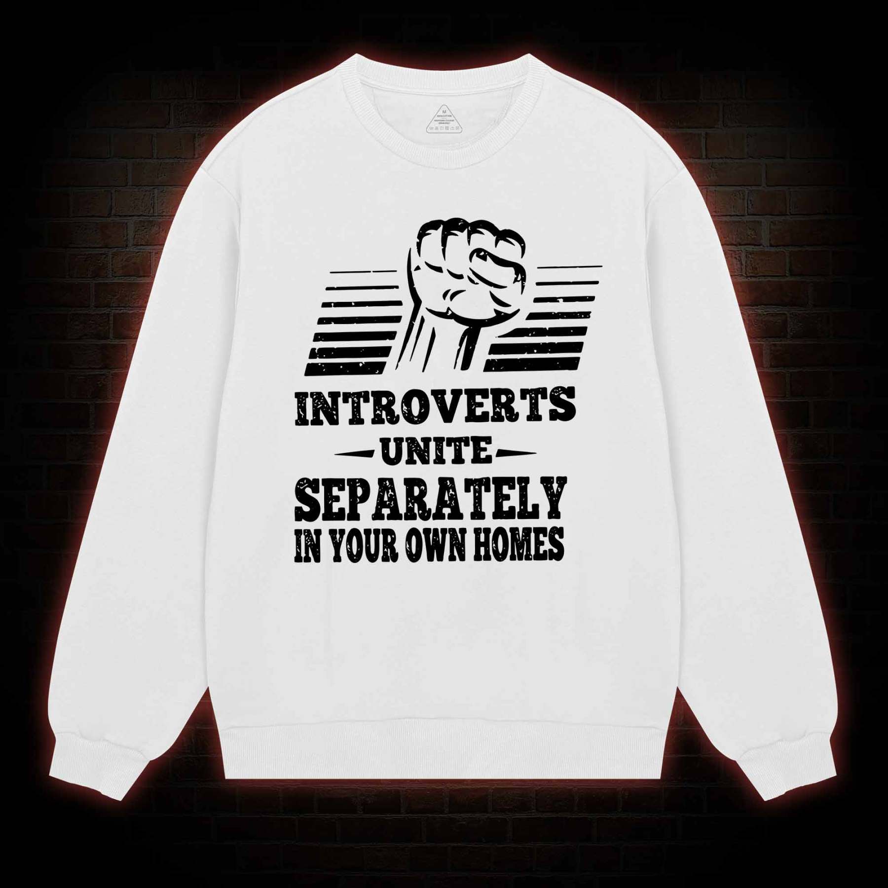 Introverts Unite Separately In Your Own Homes Sweatshirt