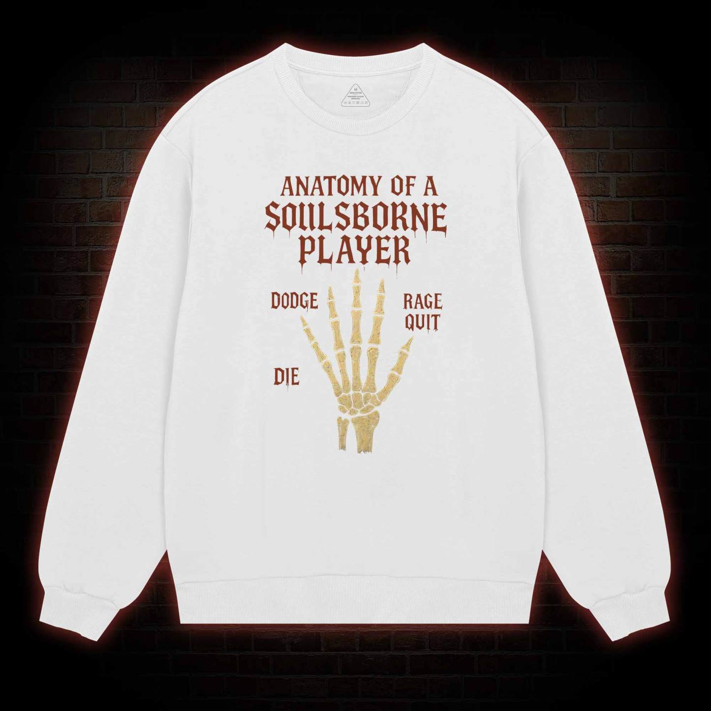 Anatomy of a Soulsborne Player Sweatshirt