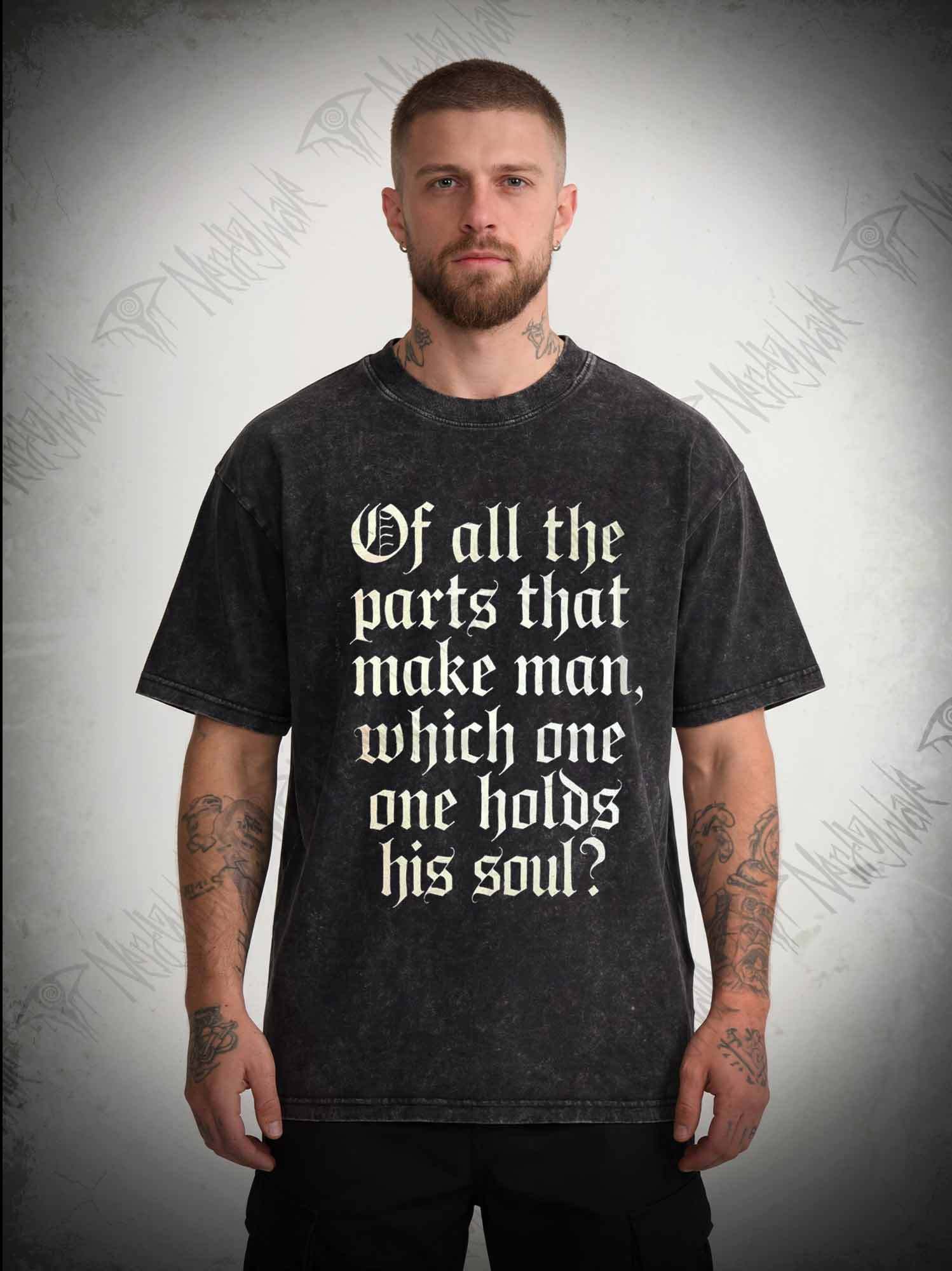 Of All the Parts That Make Man Washed T-shirt