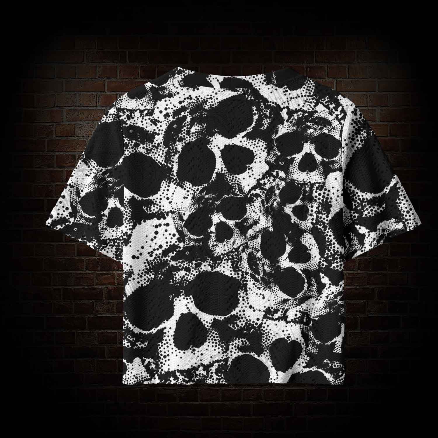  Horror Skull Pointelle Cardigan