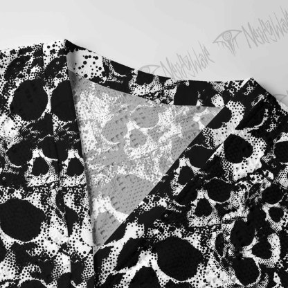  Horror Skull Pointelle Cardigan