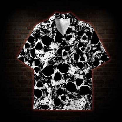 Horror Skull Lightweight Hawaiian Shirt