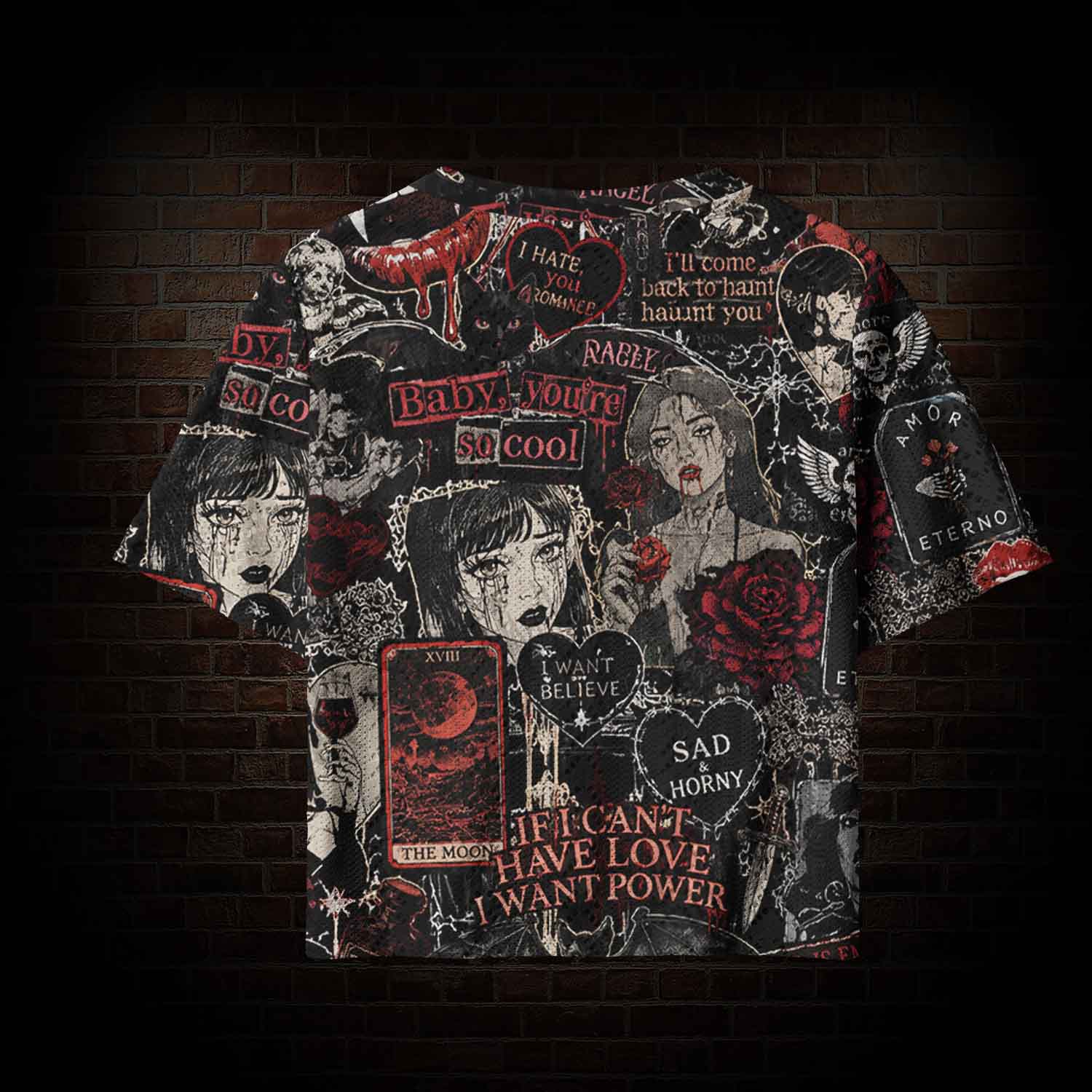  Vintage Stay Spooky Pointelle Cardigan