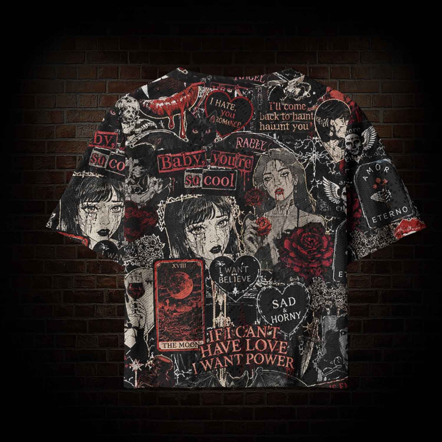  Vintage Stay Spooky Pointelle Cardigan