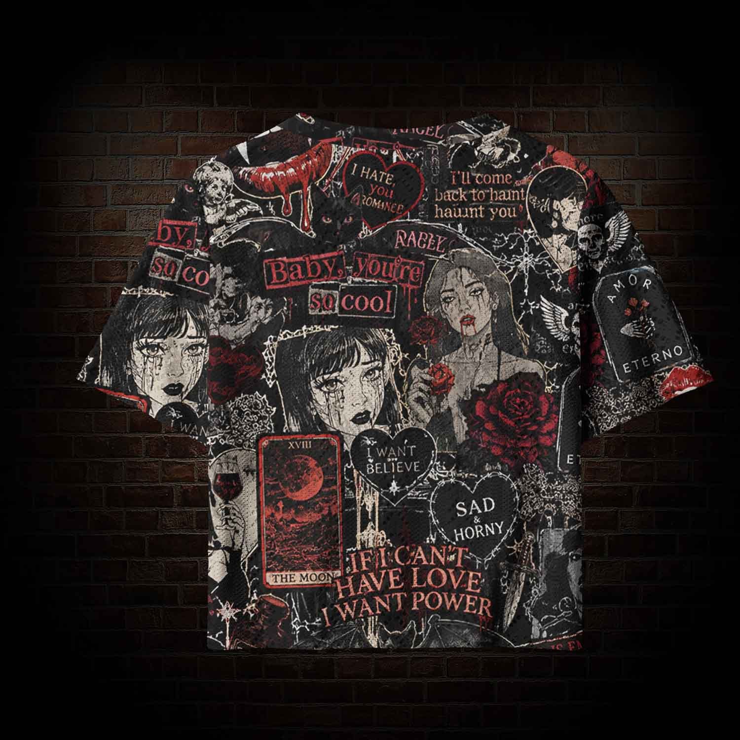  Vintage Stay Spooky Pointelle Cardigan
