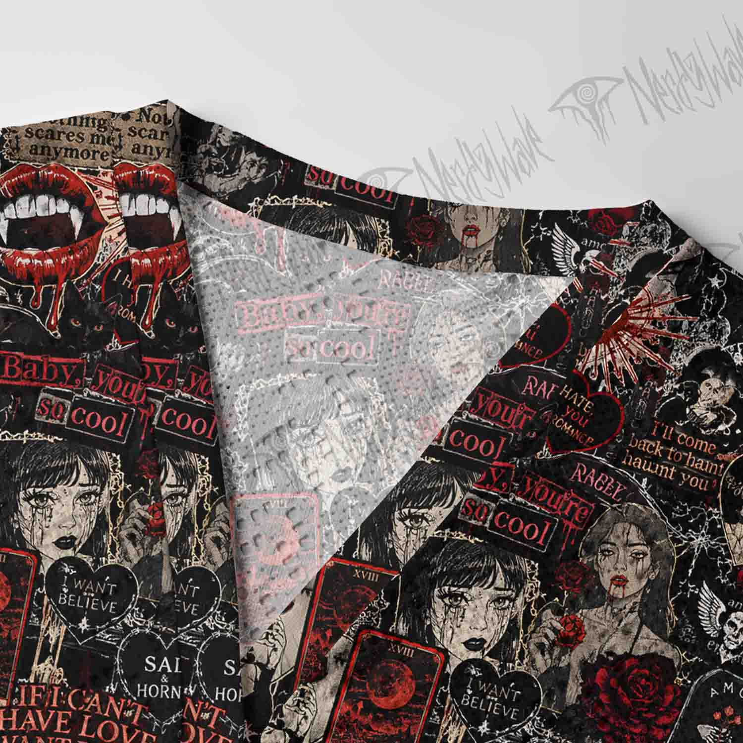  Vintage Stay Spooky Pointelle Cardigan