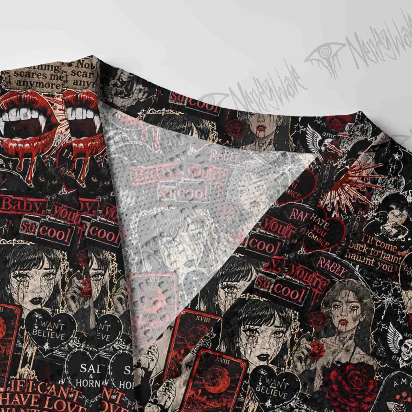  Vintage Stay Spooky Pointelle Cardigan