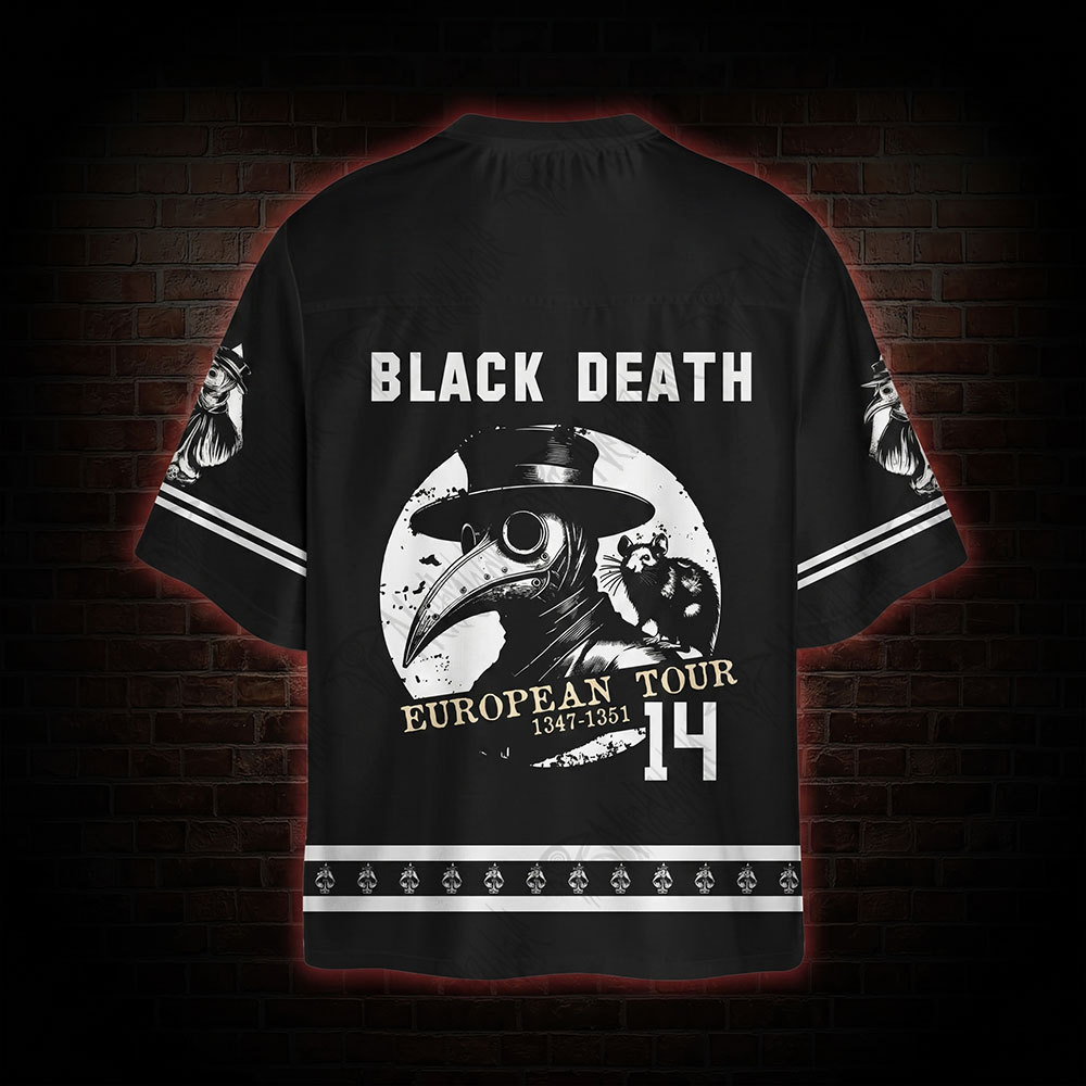 Vintage Black Death European Tour Oversized Jersey