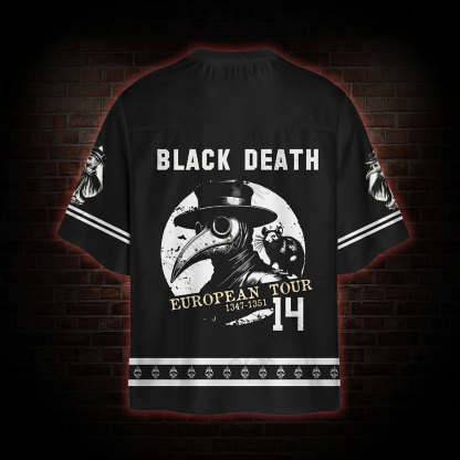 Vintage Black Death European Tour Oversized Jersey