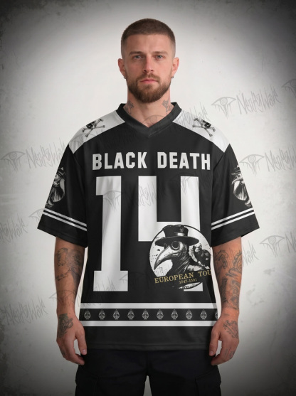Vintage Black Death European Tour Oversized Jersey