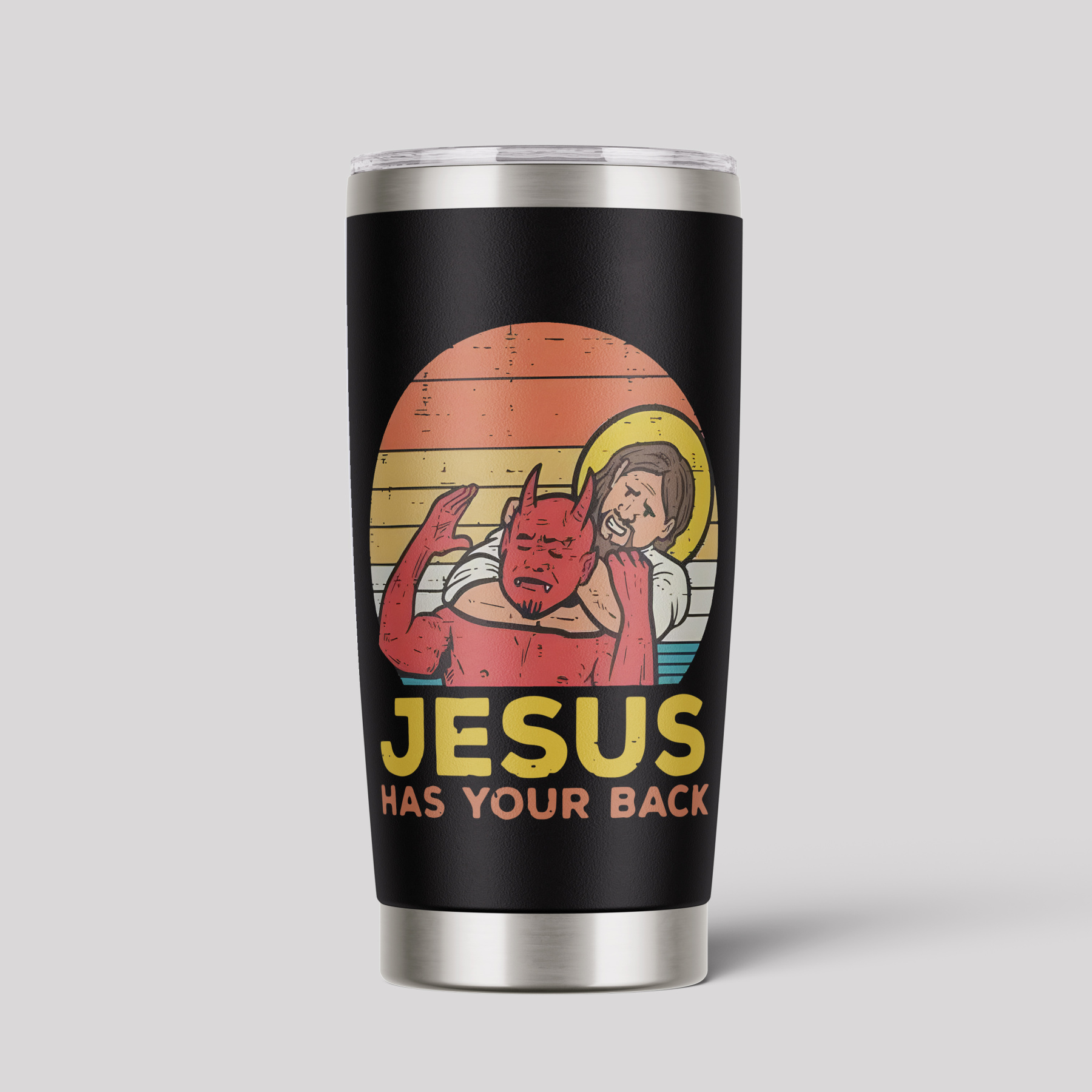 Jesus Has Your Back Tumbler