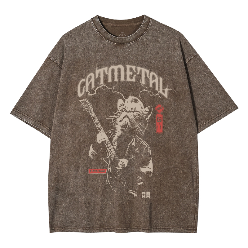 Catmetal Washed T-shirt