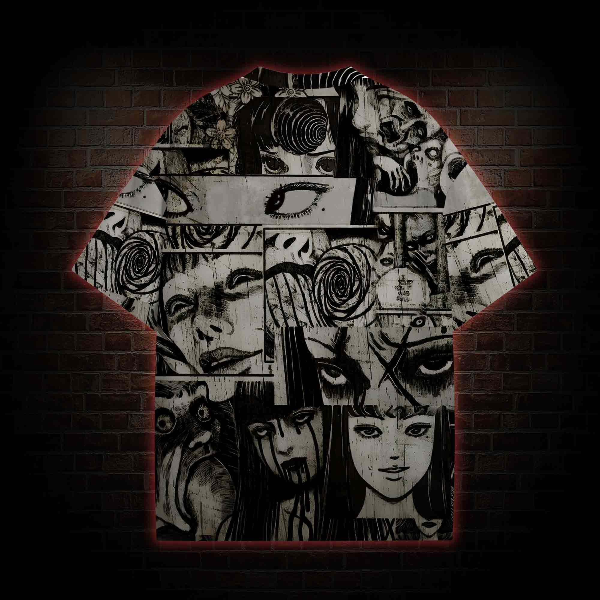 Horror Eyeball All Over Print T-shirt