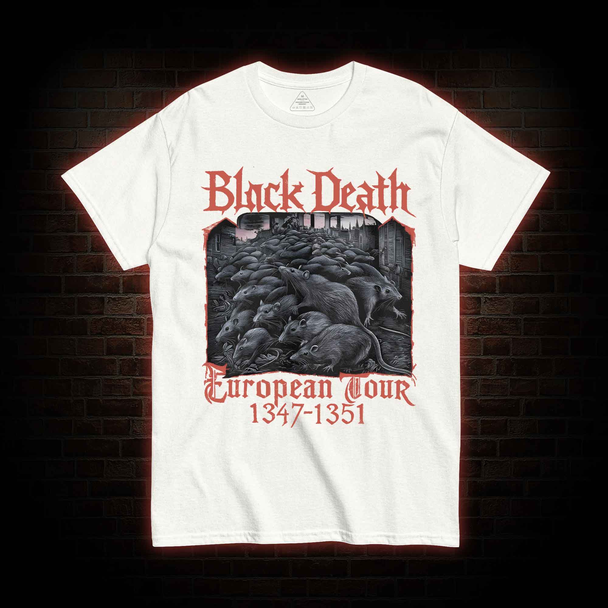Vintage Black Death European Tour T-shirt