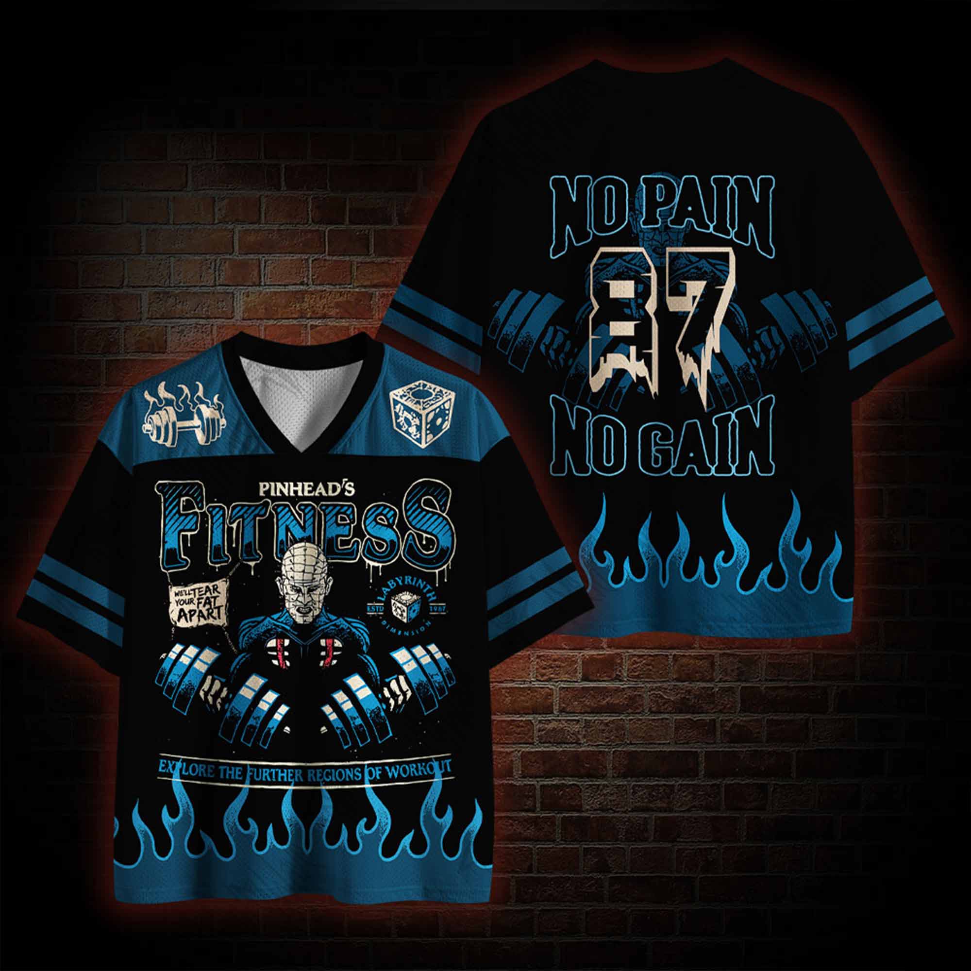 No Pain No Gain Mesh Jersey