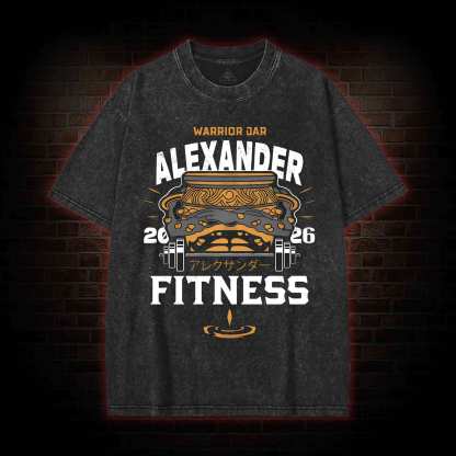 Warrior Jar Alexander Fitness Washed T-shirt