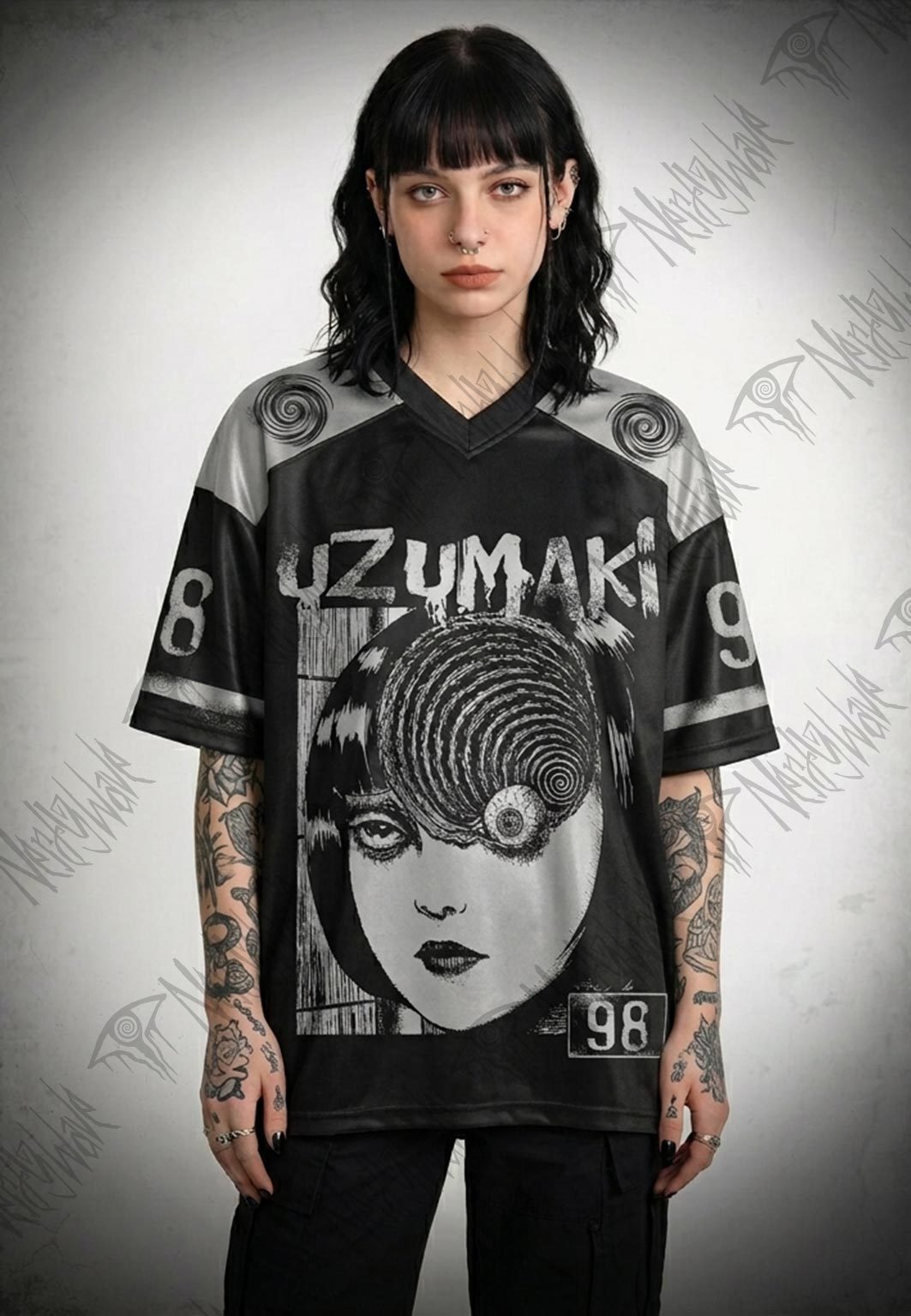 Horror Eyeball Oversized Jersey
