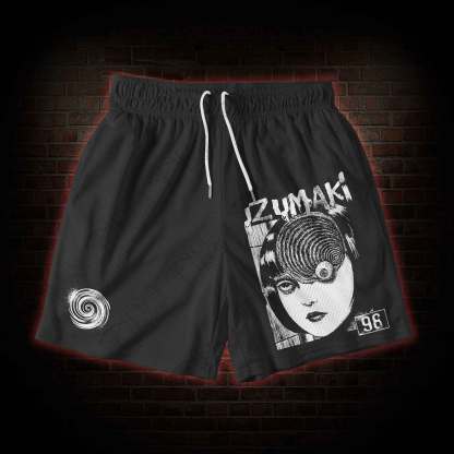 Horror Eyeball Mesh Shorts