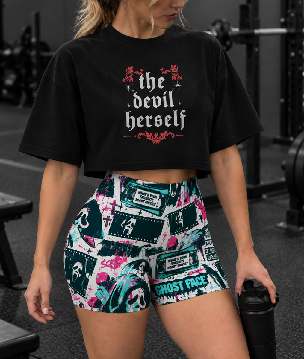 Call If You Dare Yoga Shorts