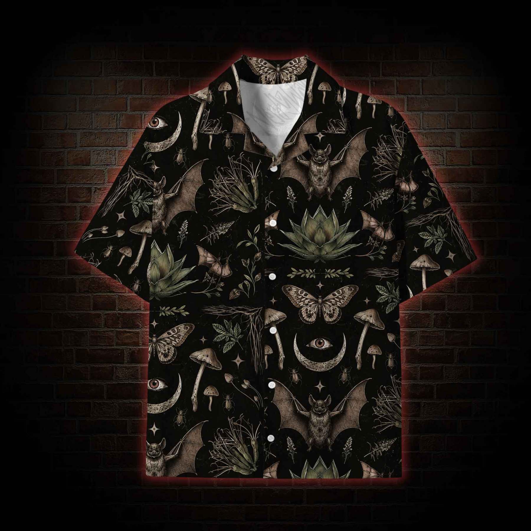 The Dark Moon Lightweight Hawaiian Shirt