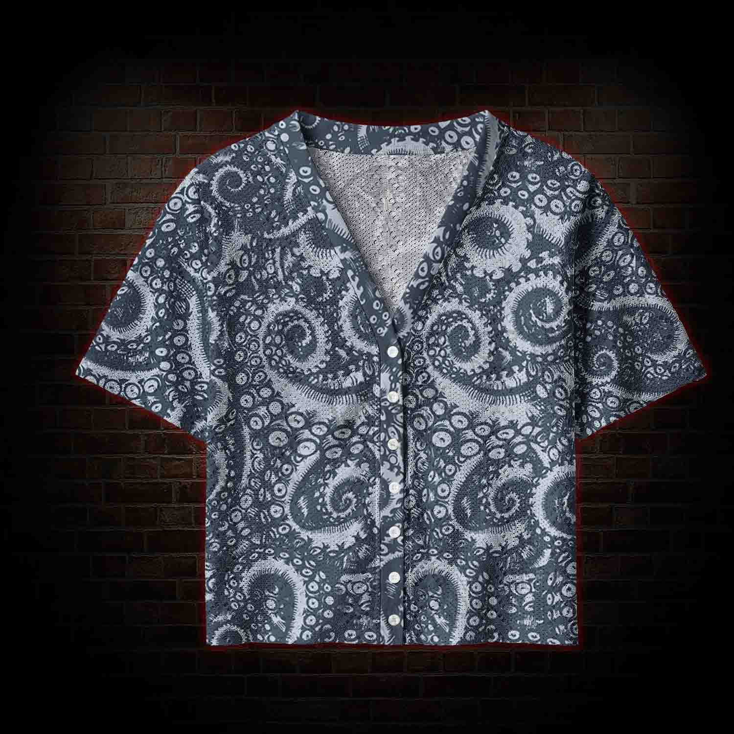Octopus Tentacles Pointelle Cardigan