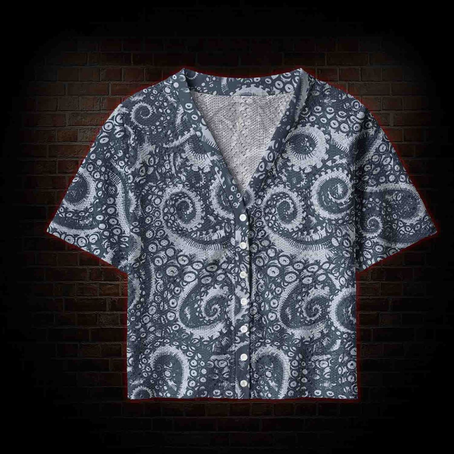 Octopus Tentacles Pointelle Cardigan