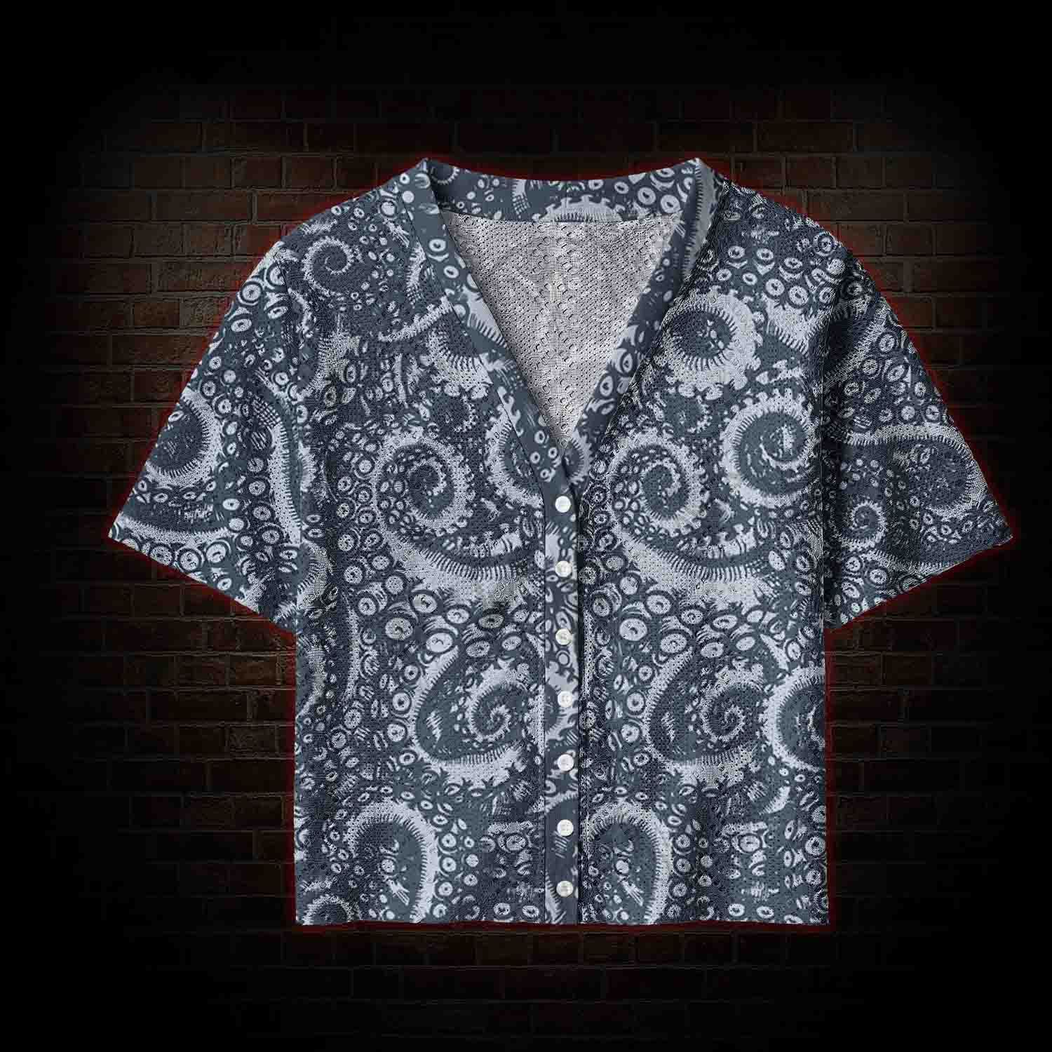 Octopus Tentacles Pointelle Cardigan