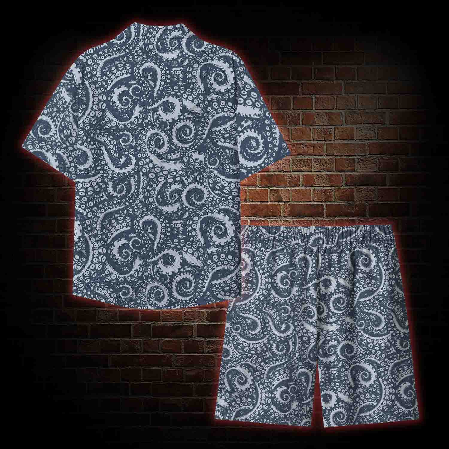 Octopus Tentacles Lightweight Hawaiian Shirt