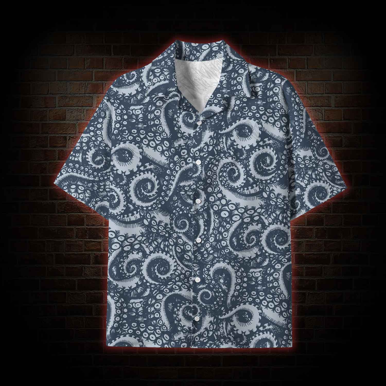 Octopus Tentacles Lightweight Hawaiian Shirt