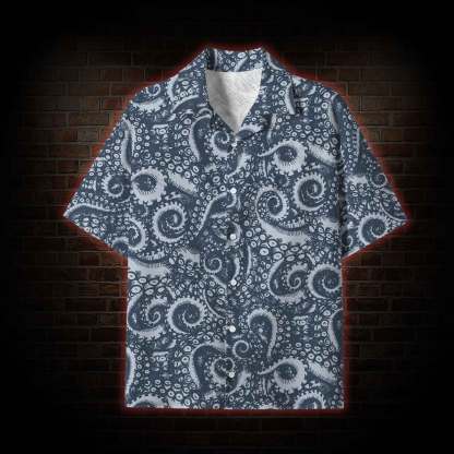 Octopus Tentacles Lightweight Hawaiian Shirt
