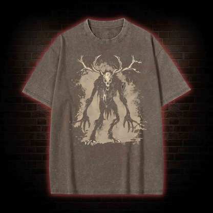 Wendigo Monster Washed T-shirt