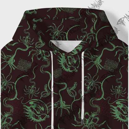 Alien Delivery Guy All Over Print Scuba Hoodie
