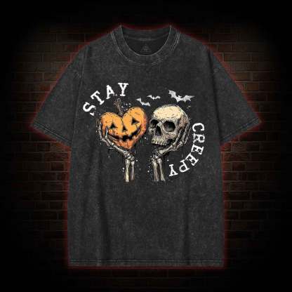 Stay Creepy Washed T-shirt