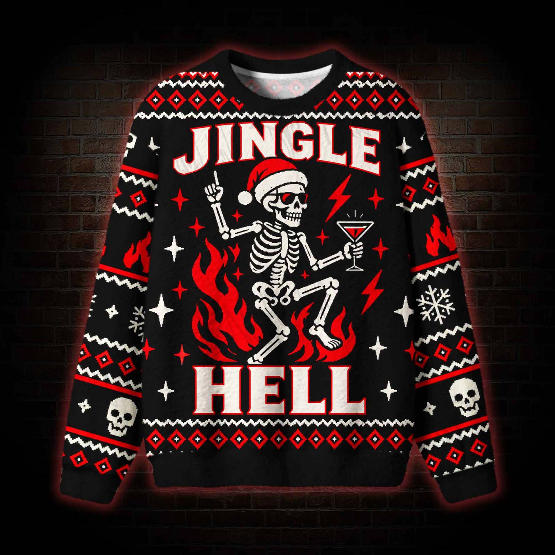 Jingle Hell Ugly Sweatshirts