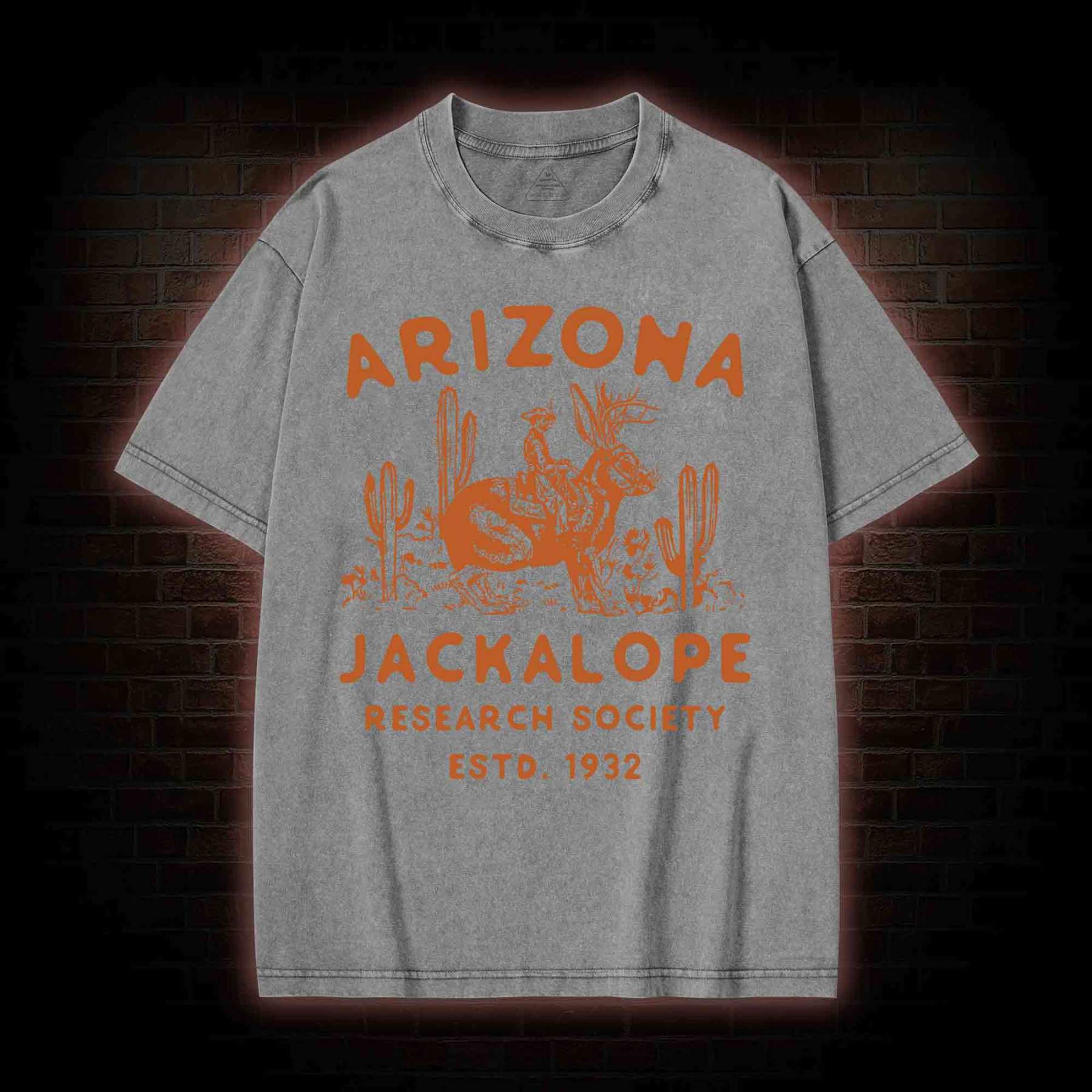 Arizona Jackalope Research Society Washed T-shirt