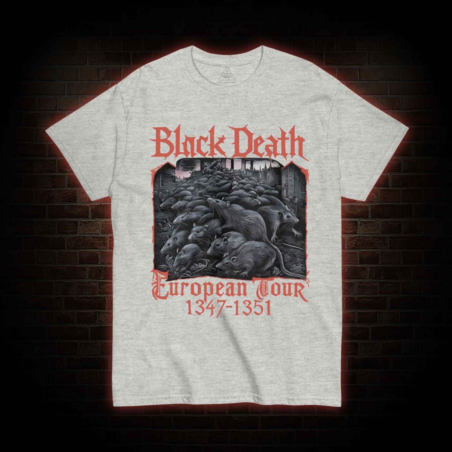 Vintage Black Death European Tour T-shirt