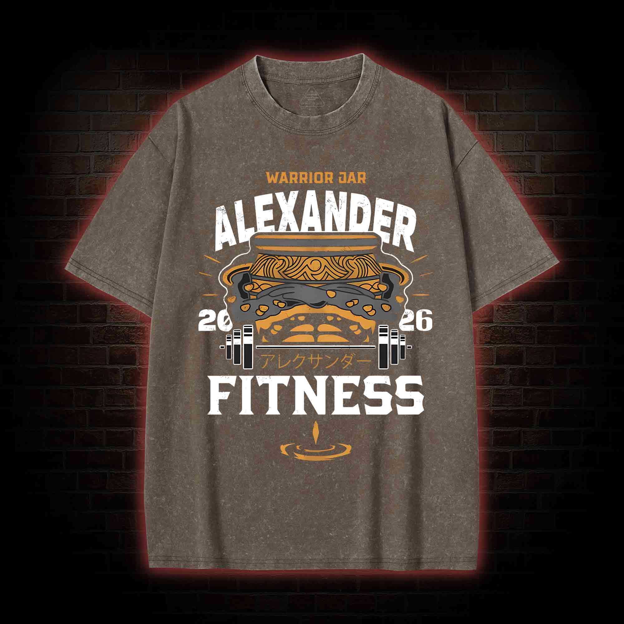 Warrior Jar Alexander Fitness Washed T-shirt