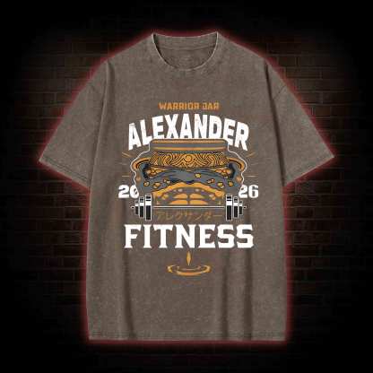 Warrior Jar Alexander Fitness Washed T-shirt