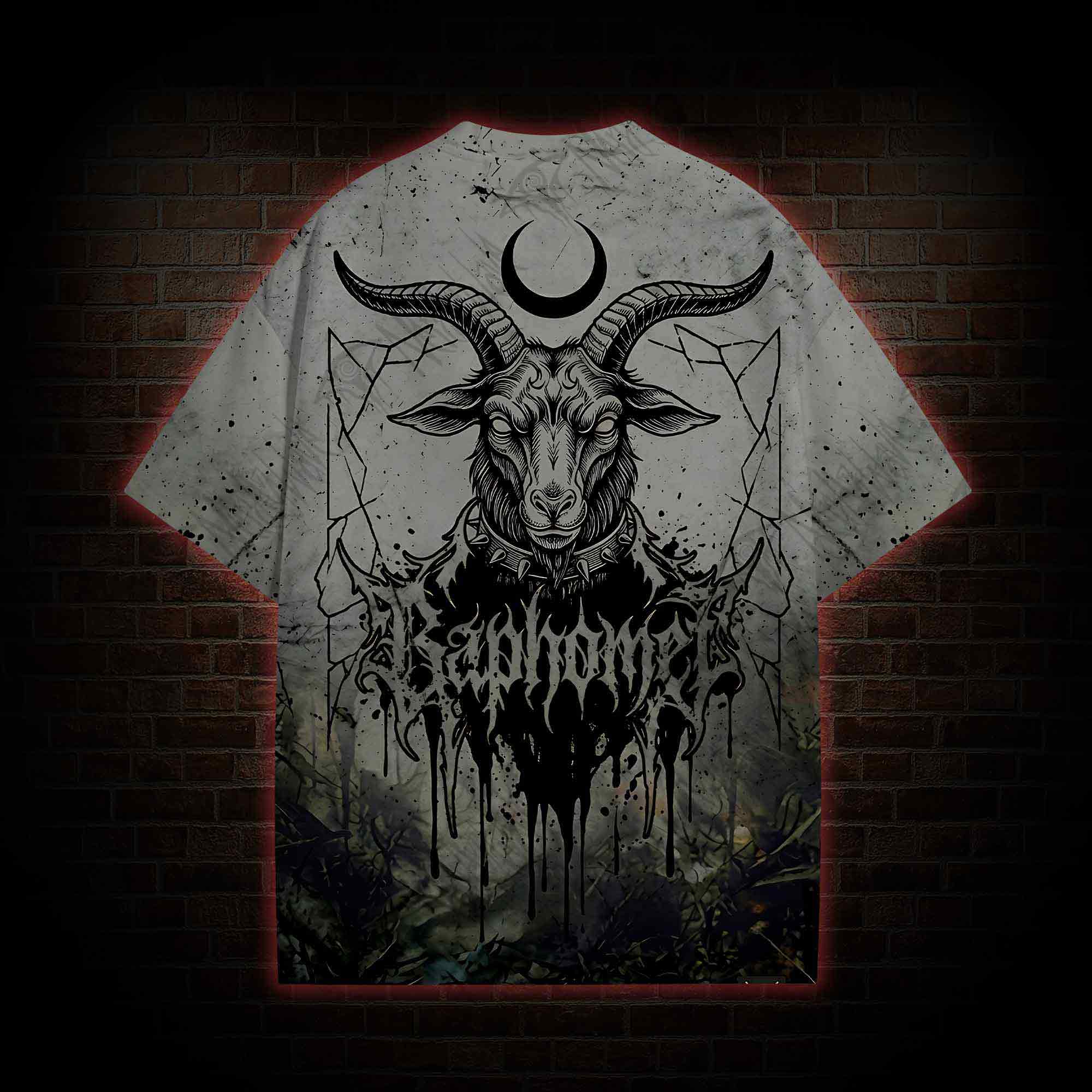 Baphomet Demon Graphic T-shirt