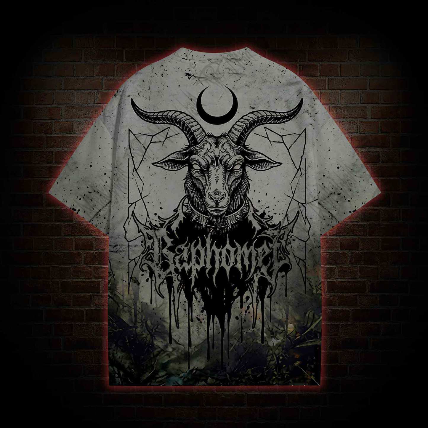 Baphomet Demon Graphic T-shirt