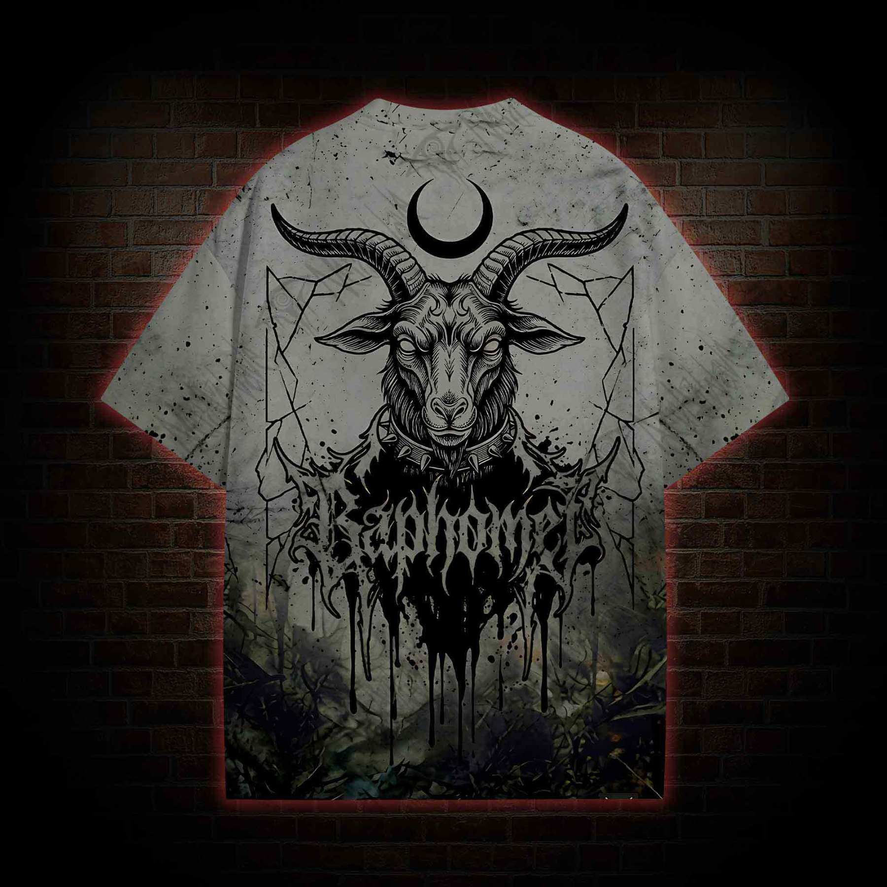Baphomet Demon Graphic T-shirt