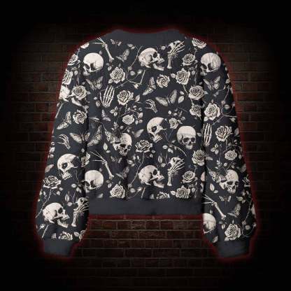 Bone Butterfly Bloom Women's Cardigan Sweater