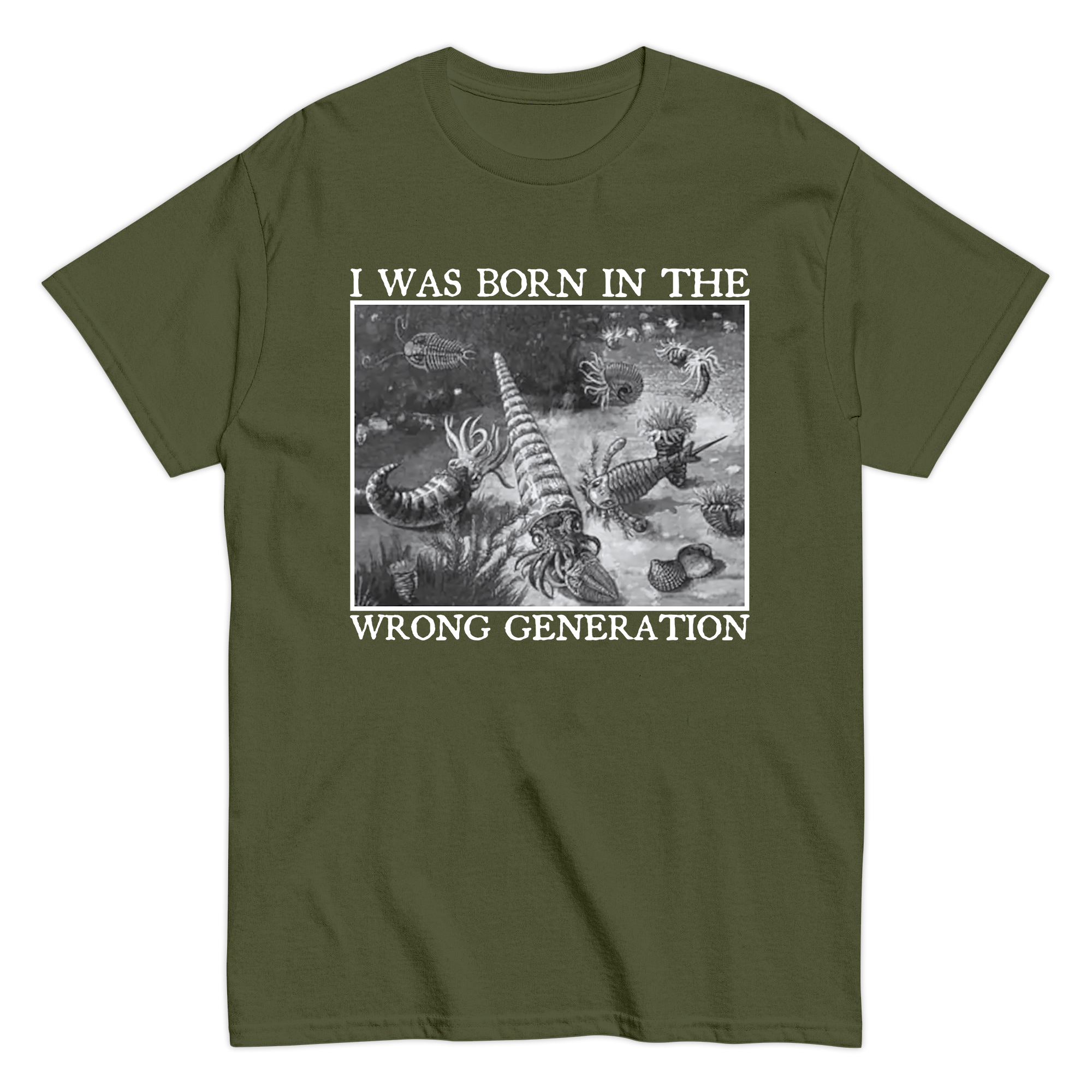 I Was Born In The Wrong Generation T-shirt