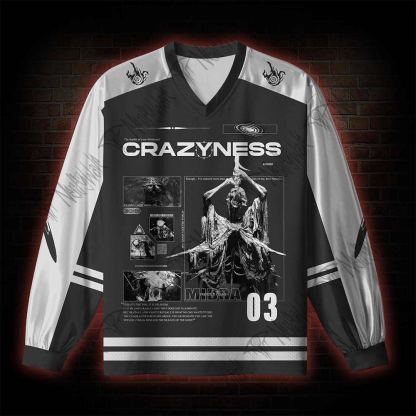 Crazyness V-Neck Long Sleeve Jersey
