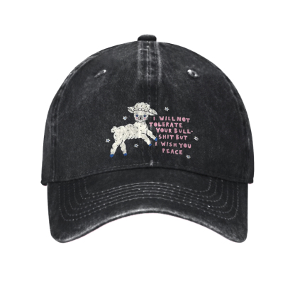 I Wish You Peace Washed Vintage Baseball Cap