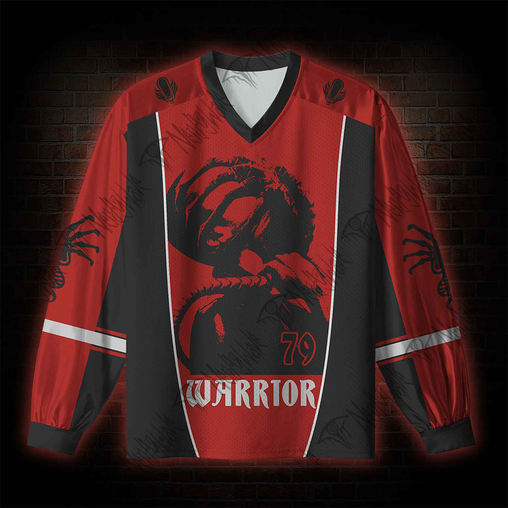 Warrior V-Neck Long Sleeve Jersey