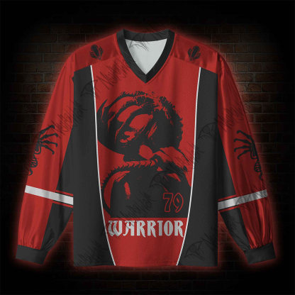 Warrior V-Neck Long Sleeve Jersey