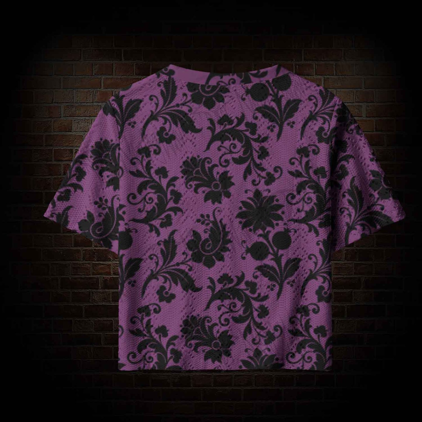 Black Floral Pointelle Cardigan